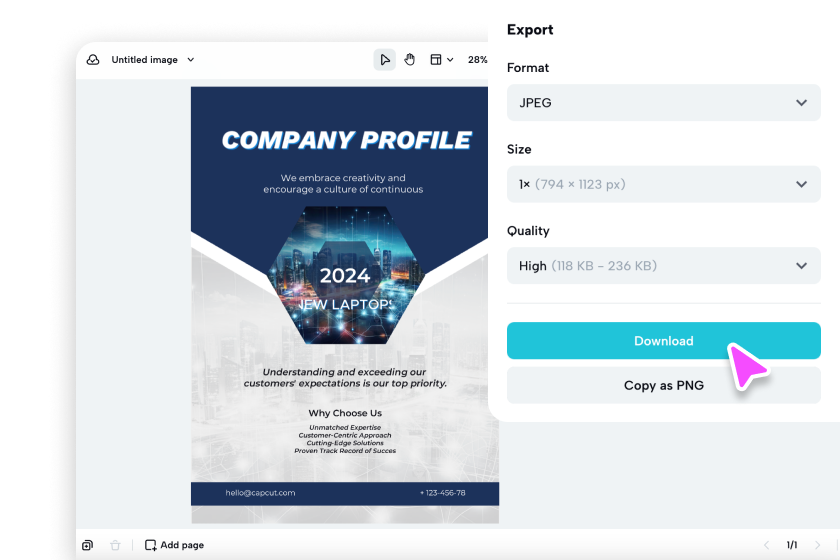 إنهاء وتصدير دعوتك