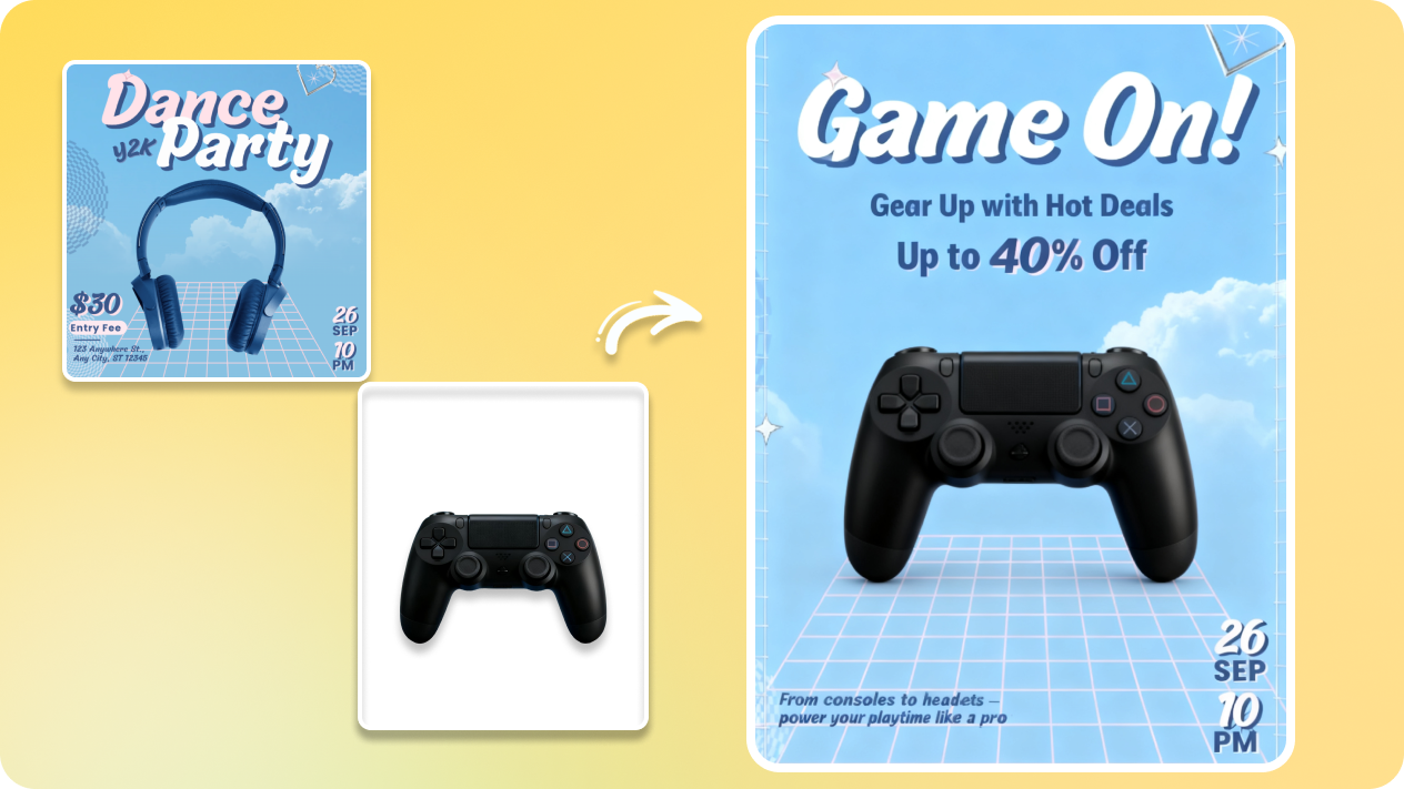 poster with image-to-image