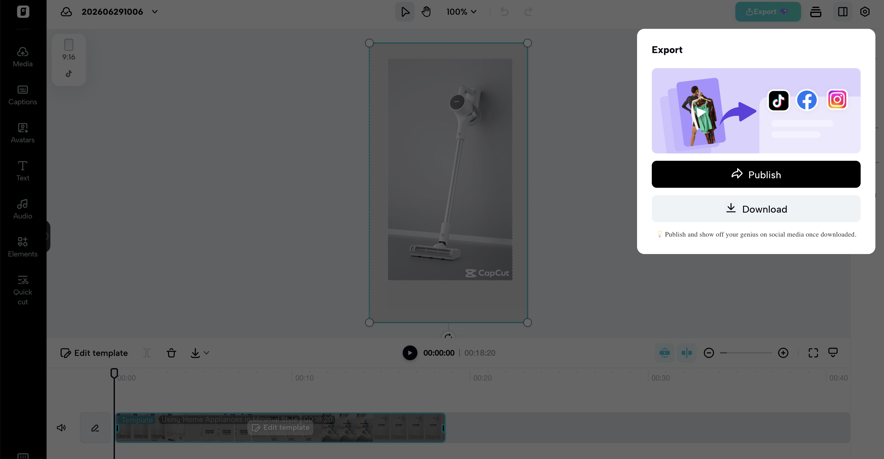 Preview and download