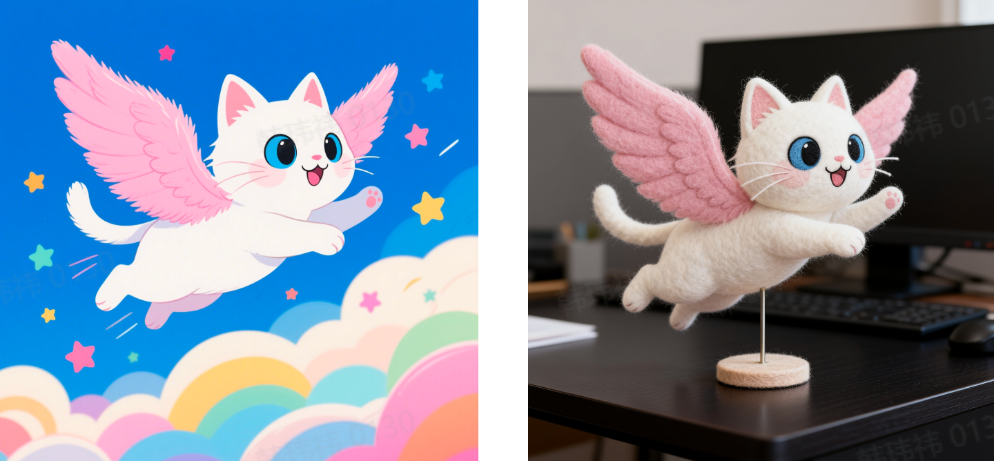 Referensbaserad innehållssyntes i Seedream 4.0 AI-bild