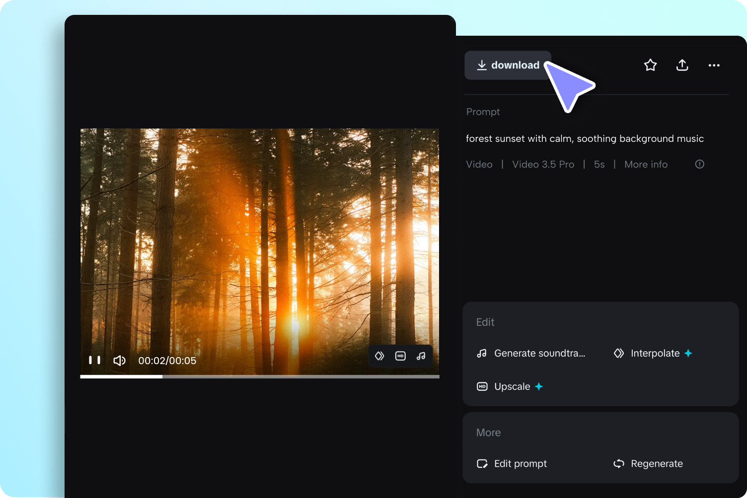 scarica il tuo video