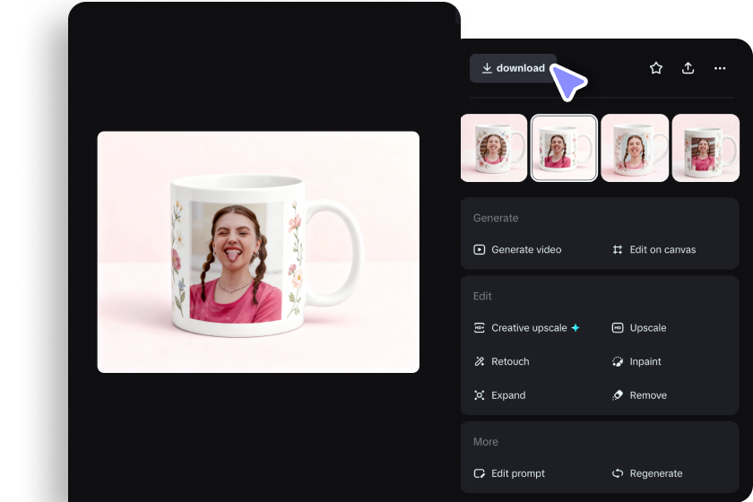 download custom photo mug design