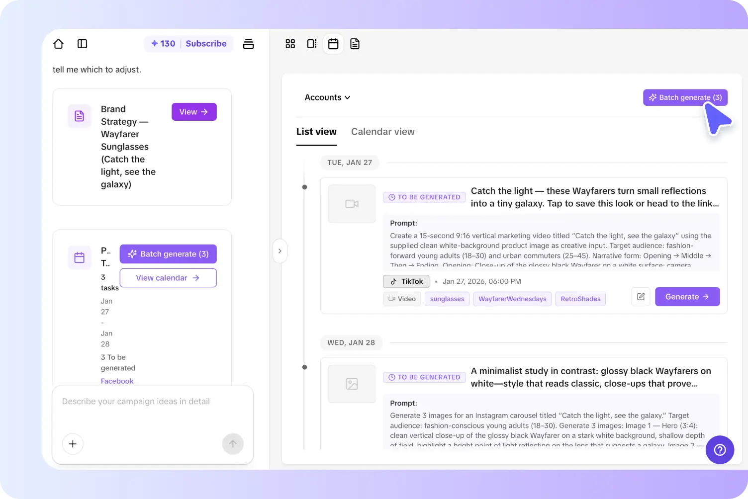 Export your product description video