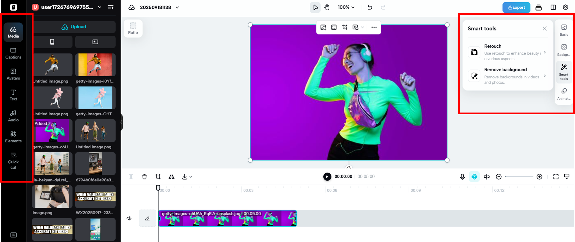 Customize and edit