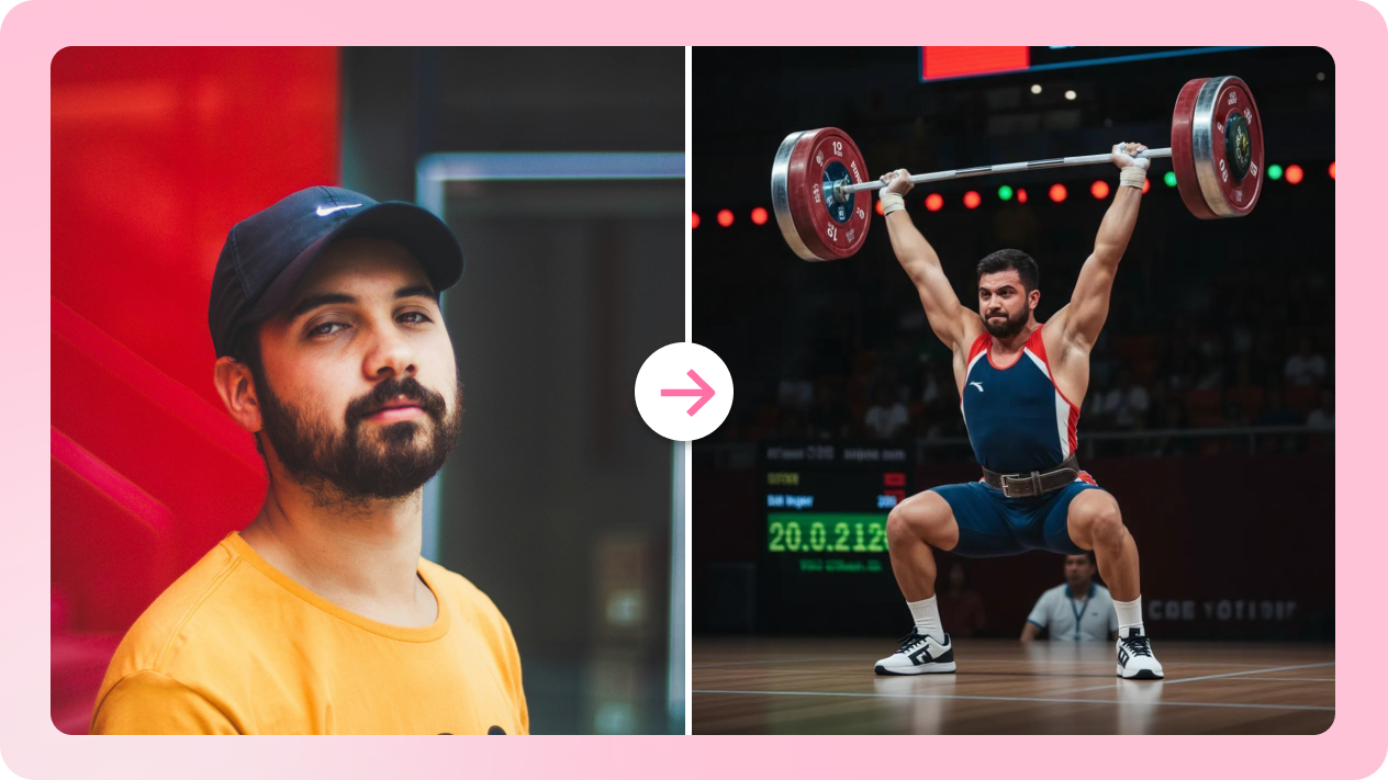 Olympisch teamfilter outfitwissel Olympische fotofilter.