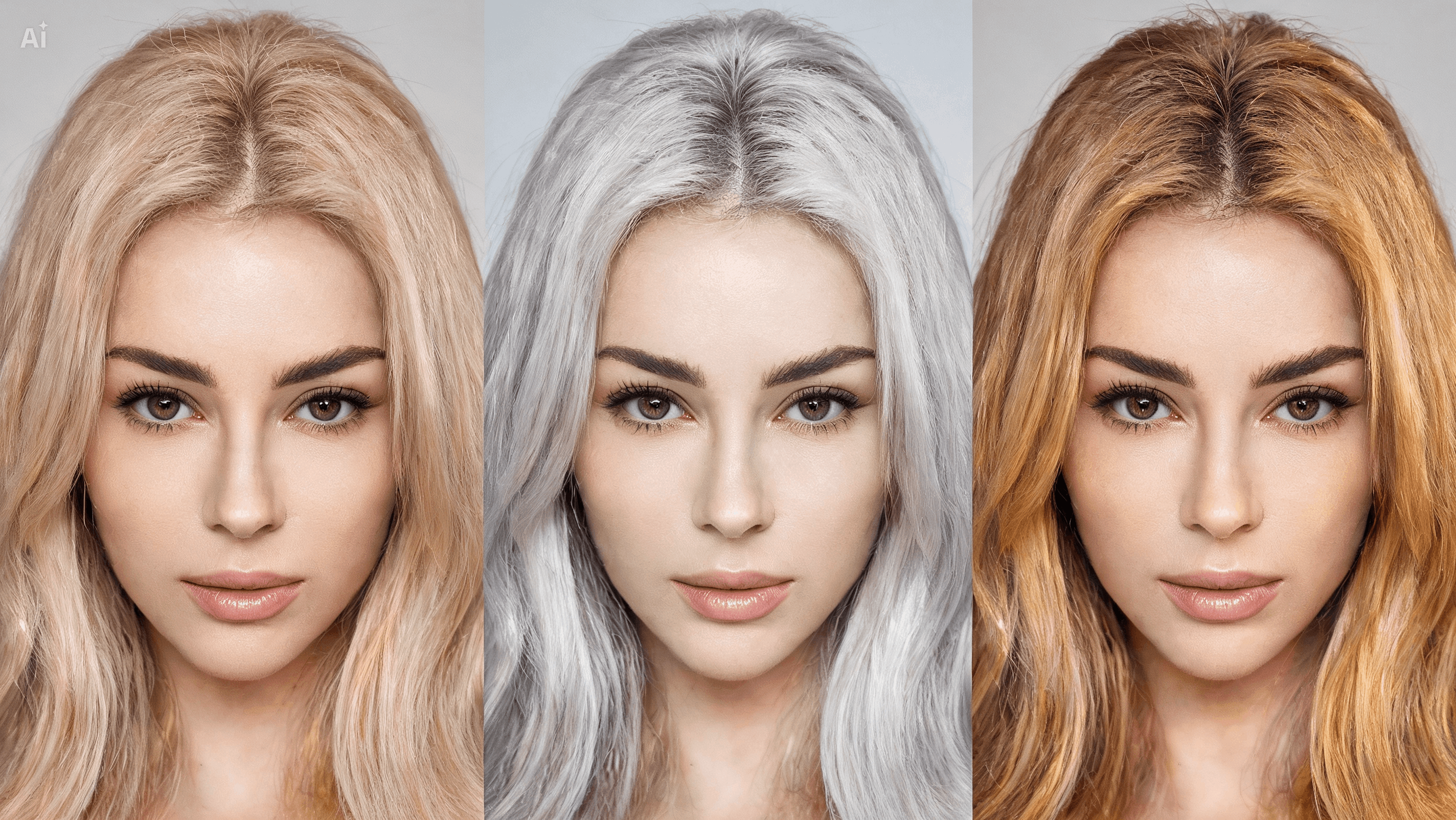 Natural Shade Testing Across Portrait Set