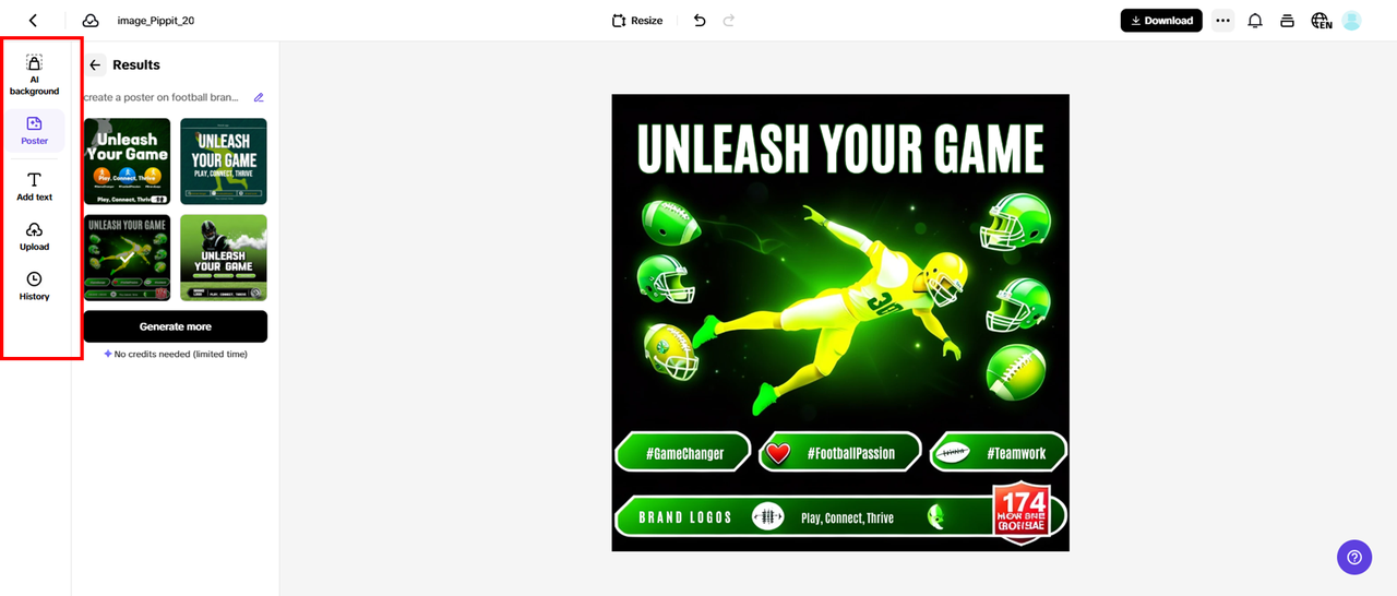 Customize your poster