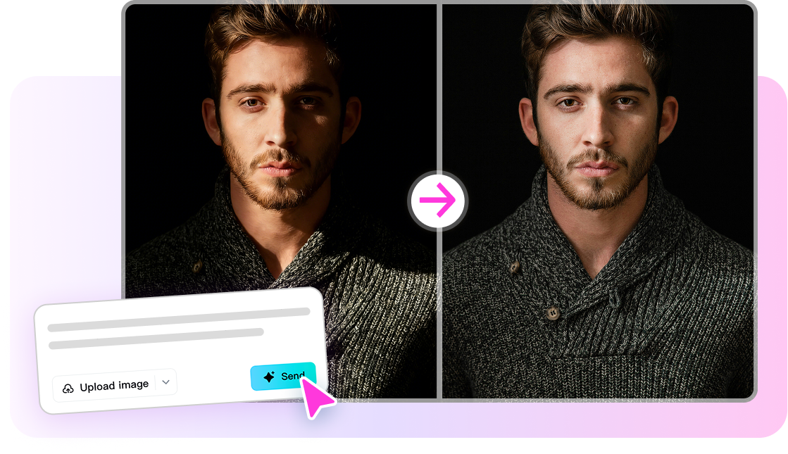 Precision lighting for portraits
