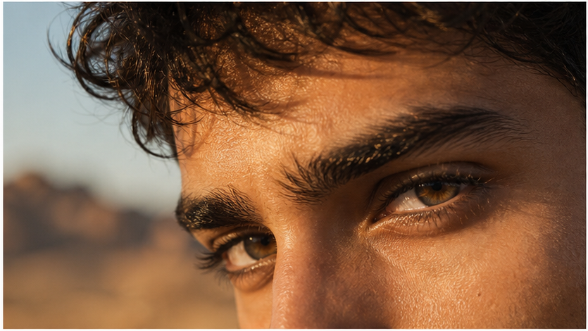 Close-Up Eyes Boys AI Photo Prompts Beispiel 3