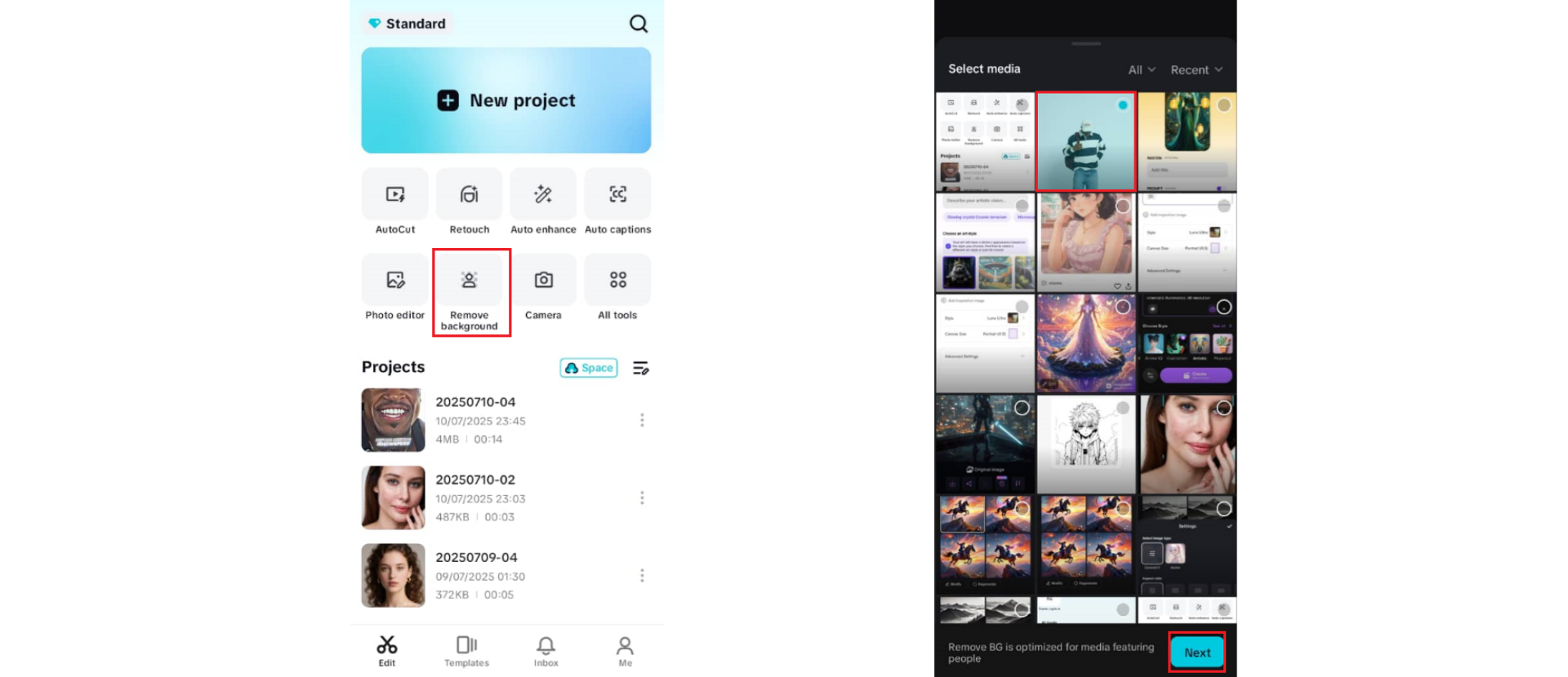 Laden Sie Ihr Foto hoch.