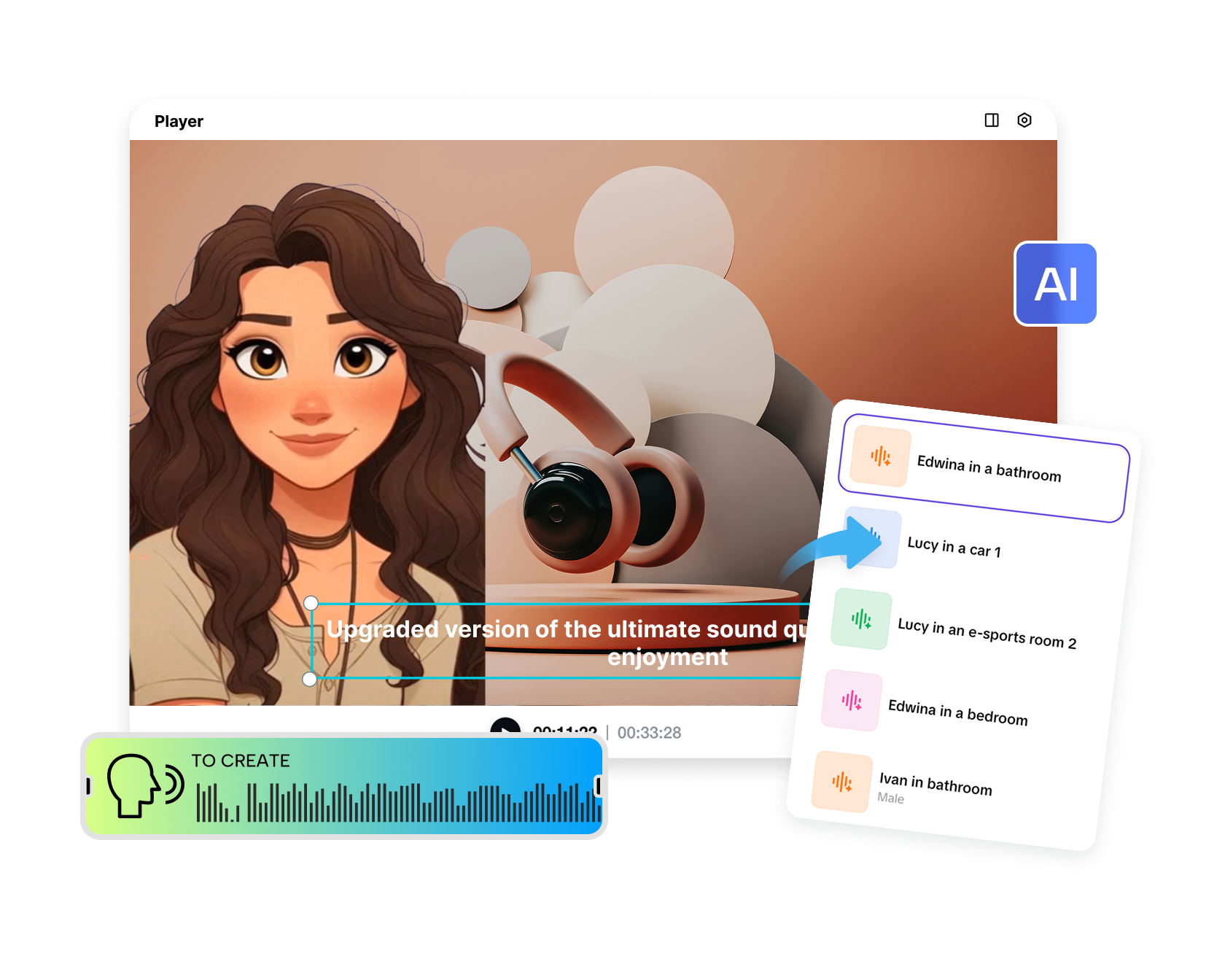 Бесплатный генератор голоса AI Character онлайн