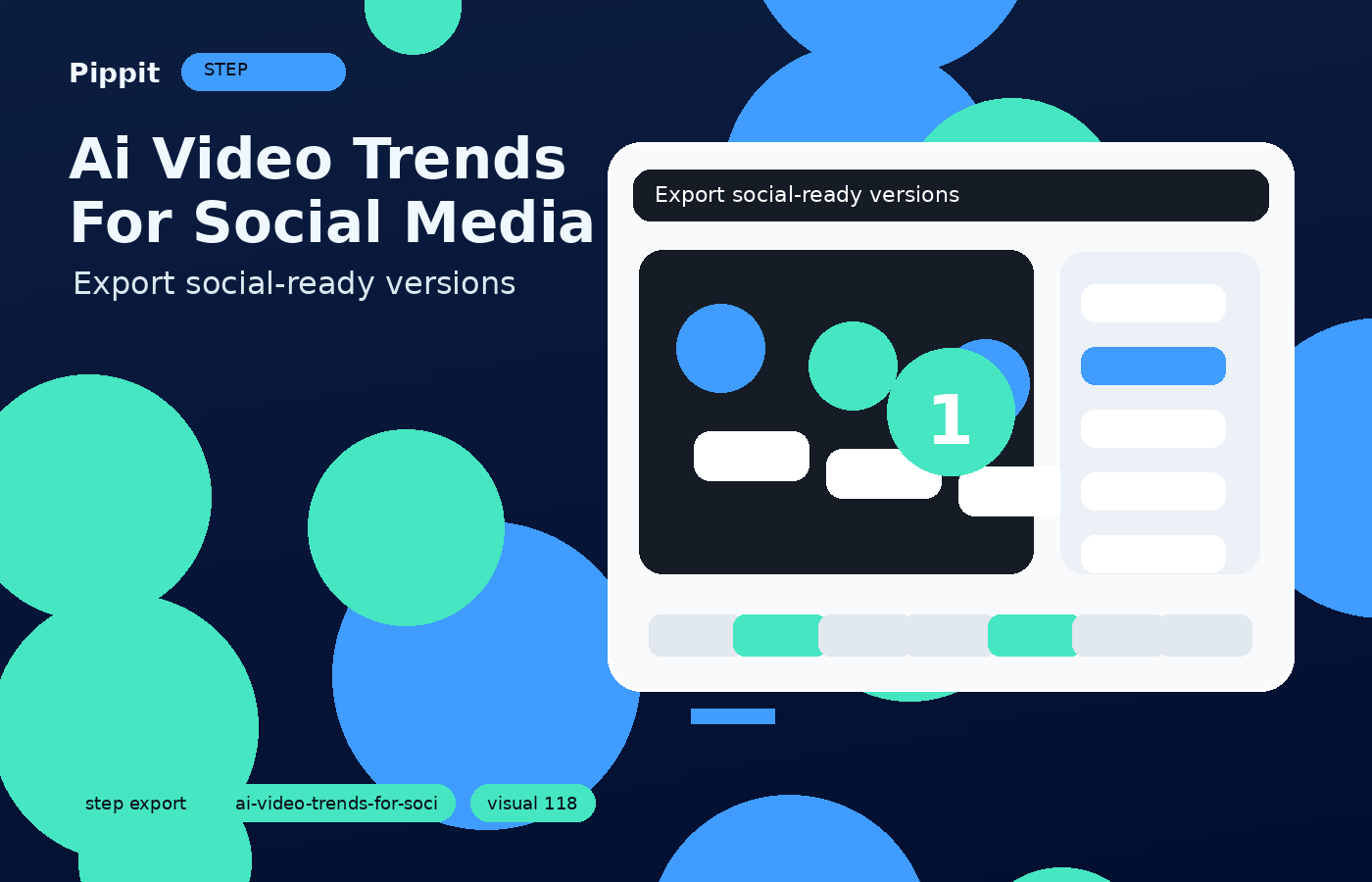 ai video trends for social media export and variants workflow in Pippit