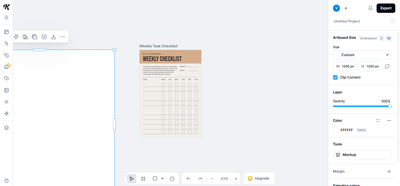 Checkliste Generator