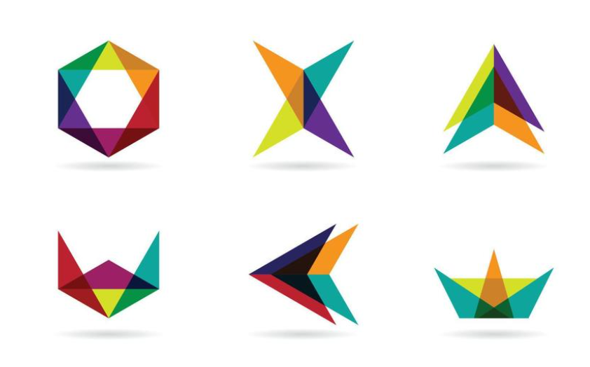 Geometric abstract design - a unique graphic design logo