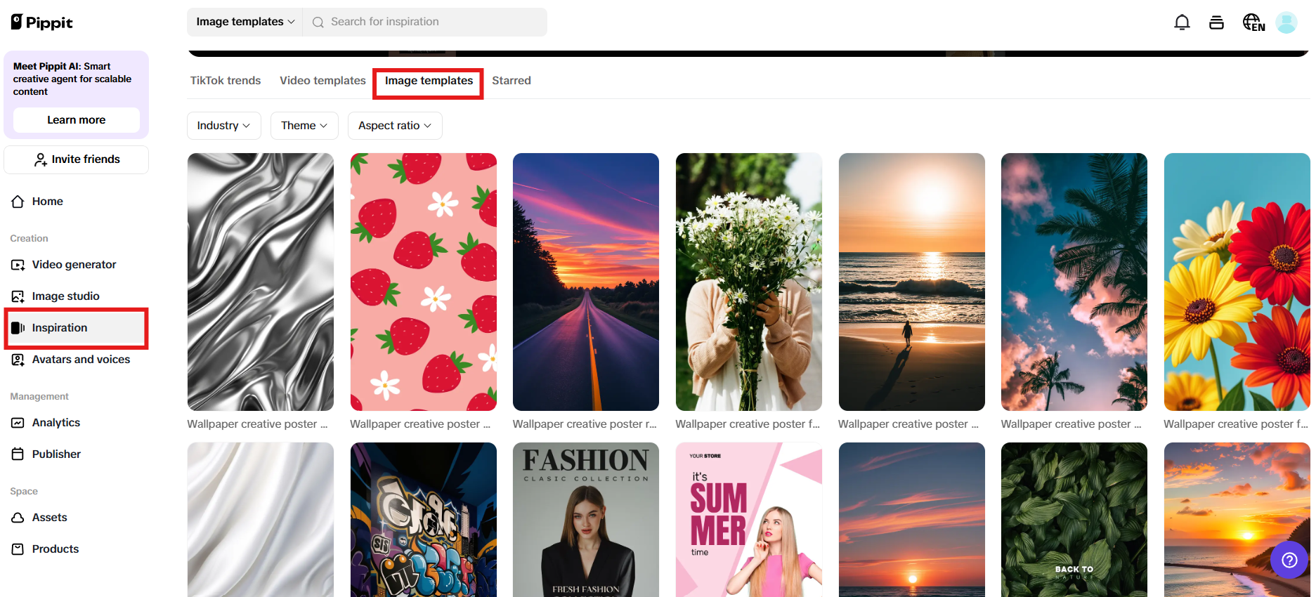 Pumili ng isang template