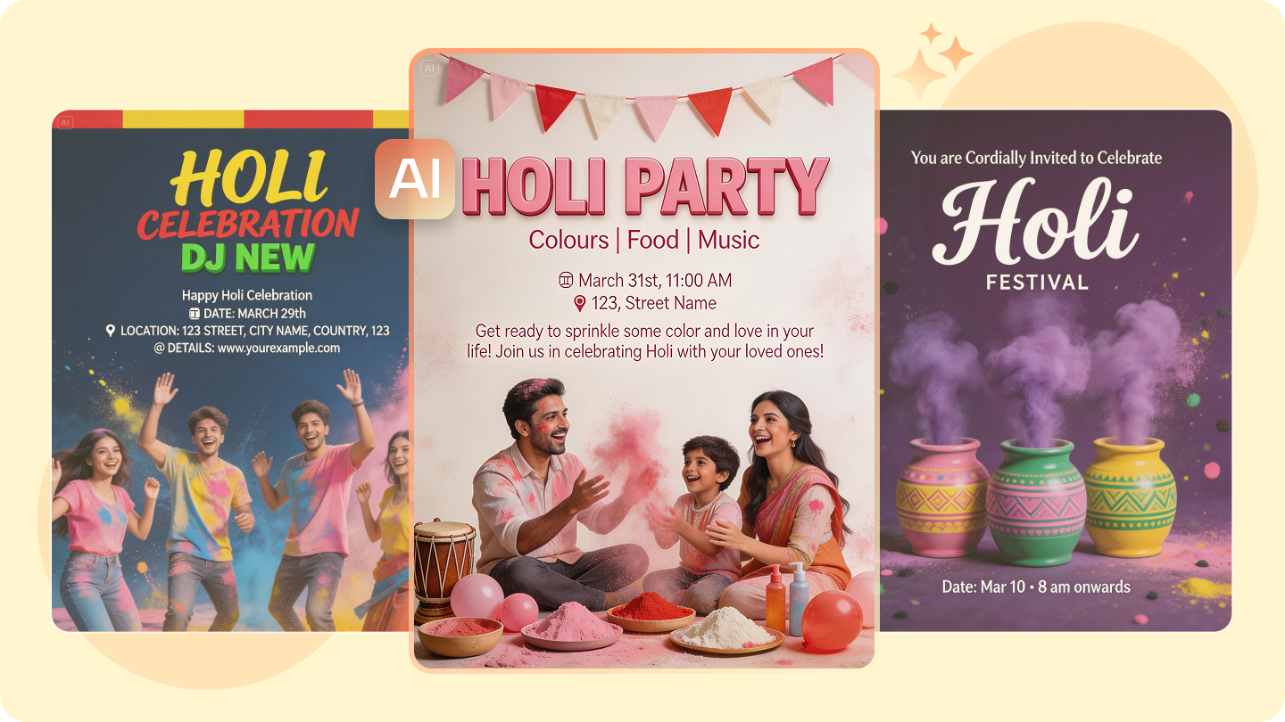 Holi Invite Card Ideas: Unique Designs for Friends & Family
