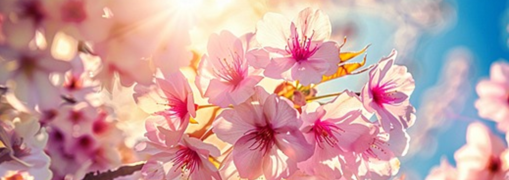 Spring cover photos for Facebook: Cherry blossoms
