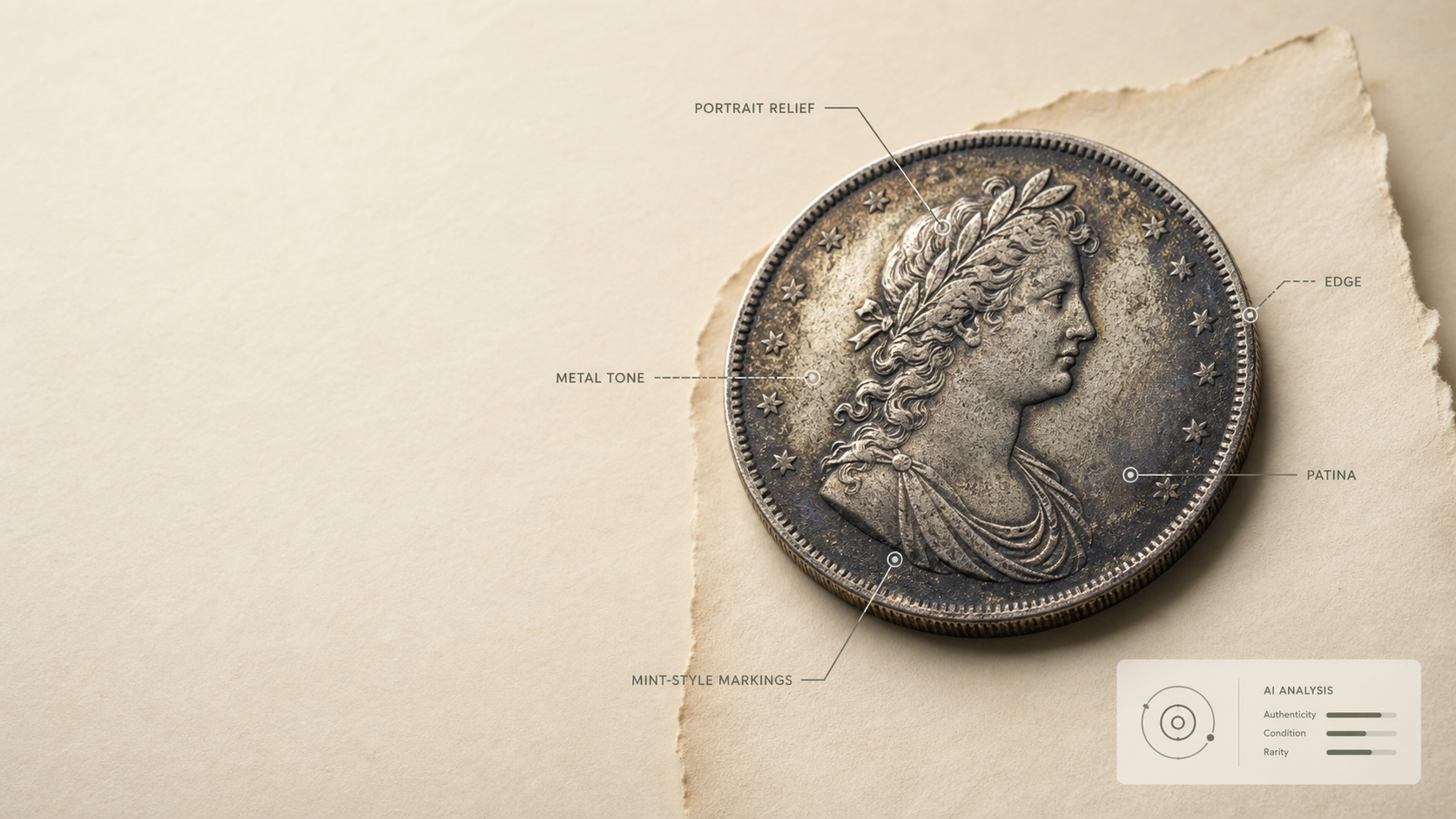Coin Identifier AI Tool AI analysis result