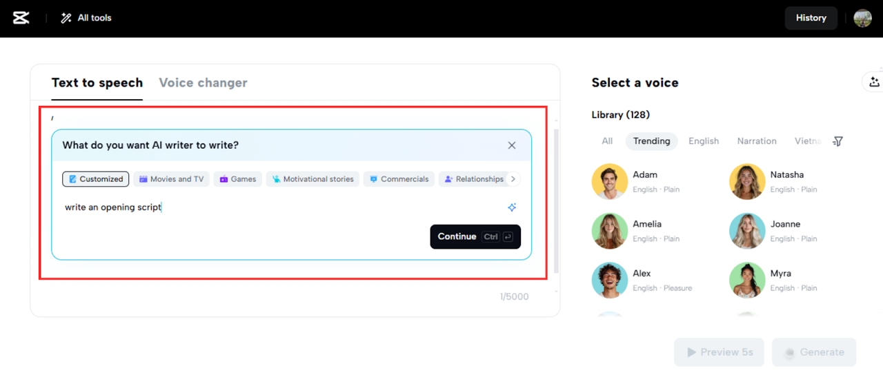 Zadejte text nebo použijte AI autora