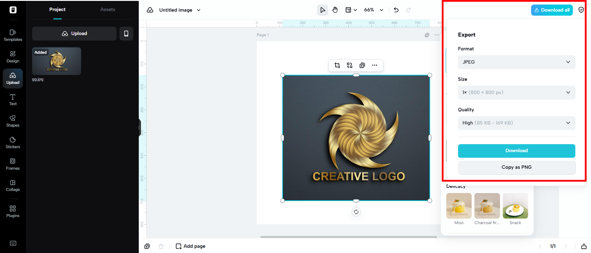 Download your logo