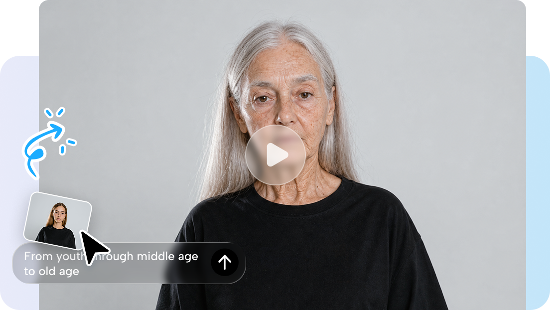 Low-cost age progression video creation
