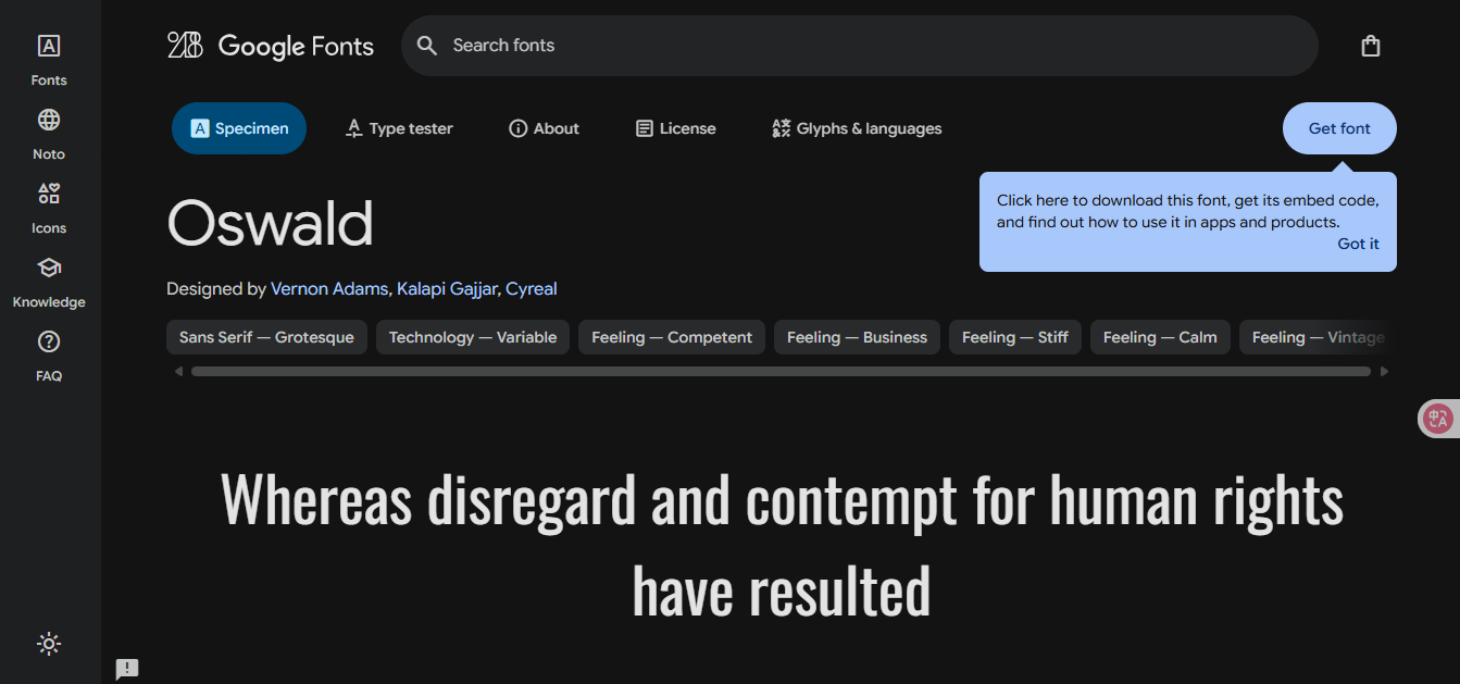 Google Fonts