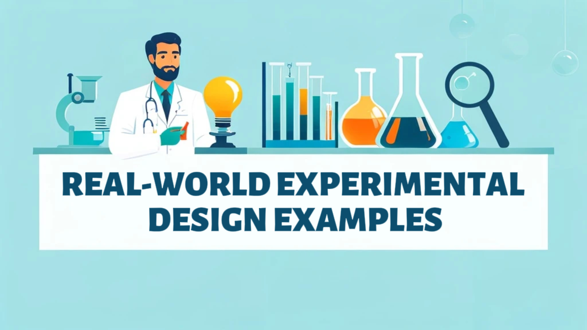 Real-world examples of experimental design