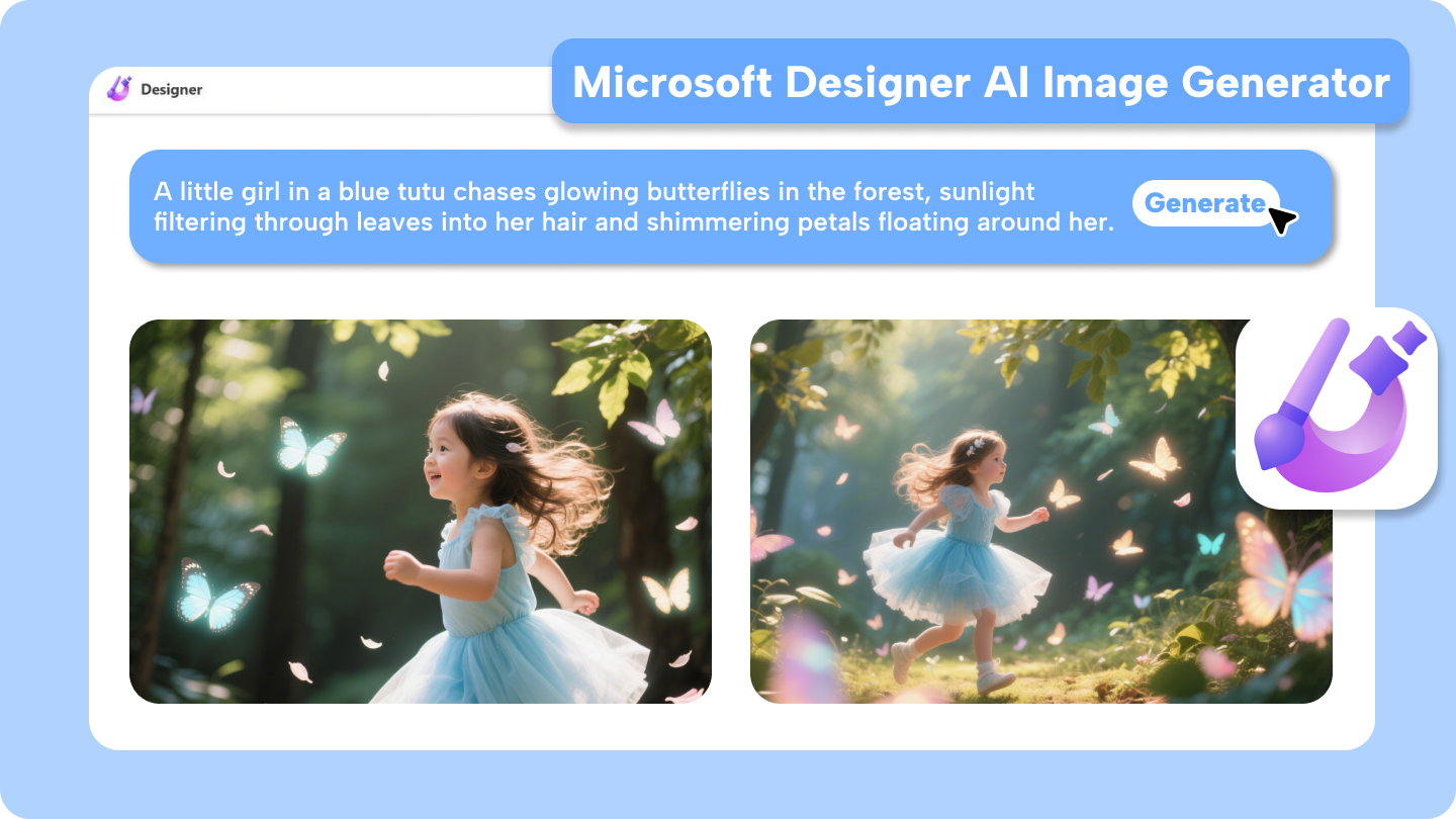 gerador de imagens com IA da microsoft designer