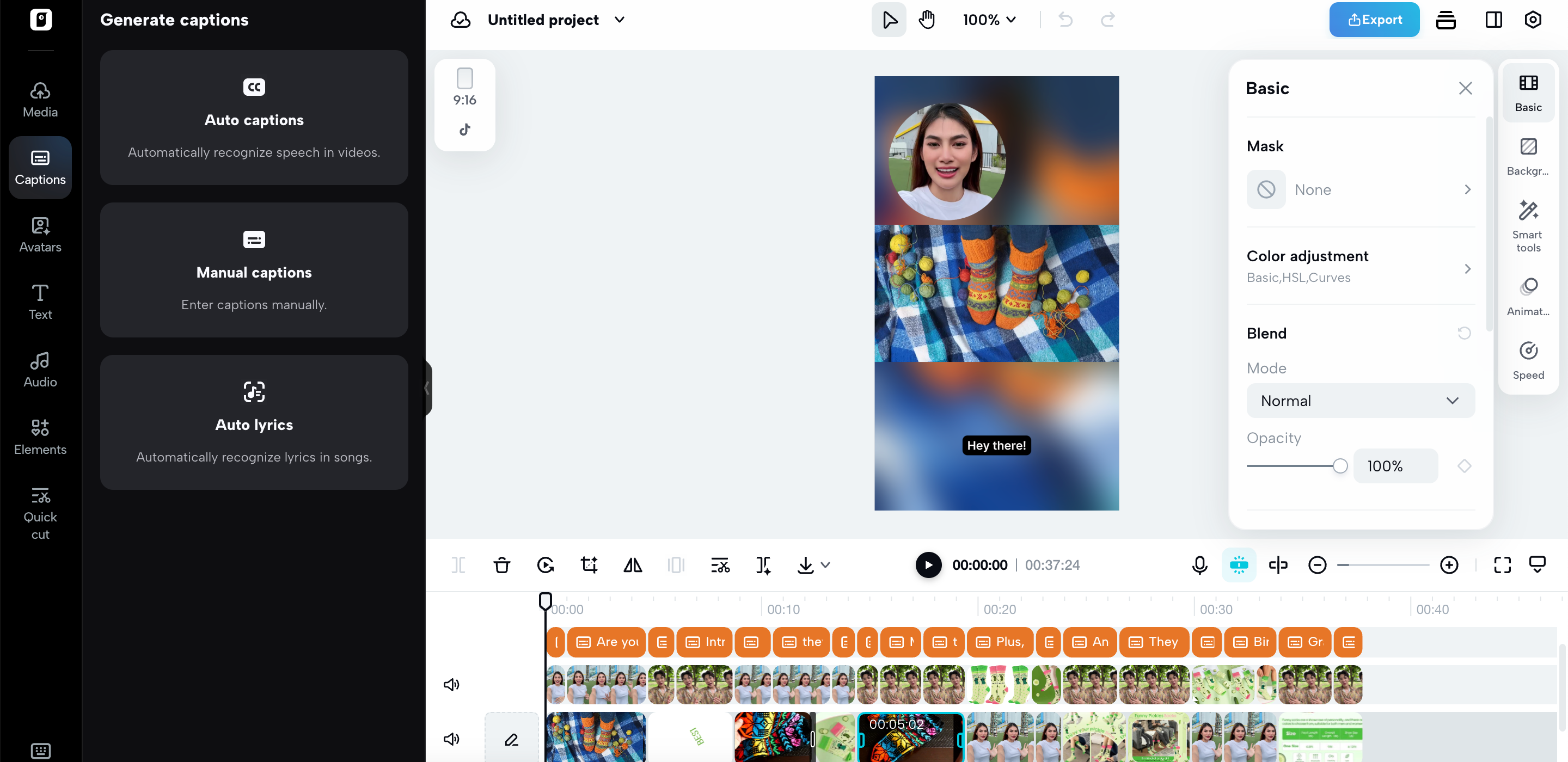 Mga tool sa pag-edit na pinapagana ng AI