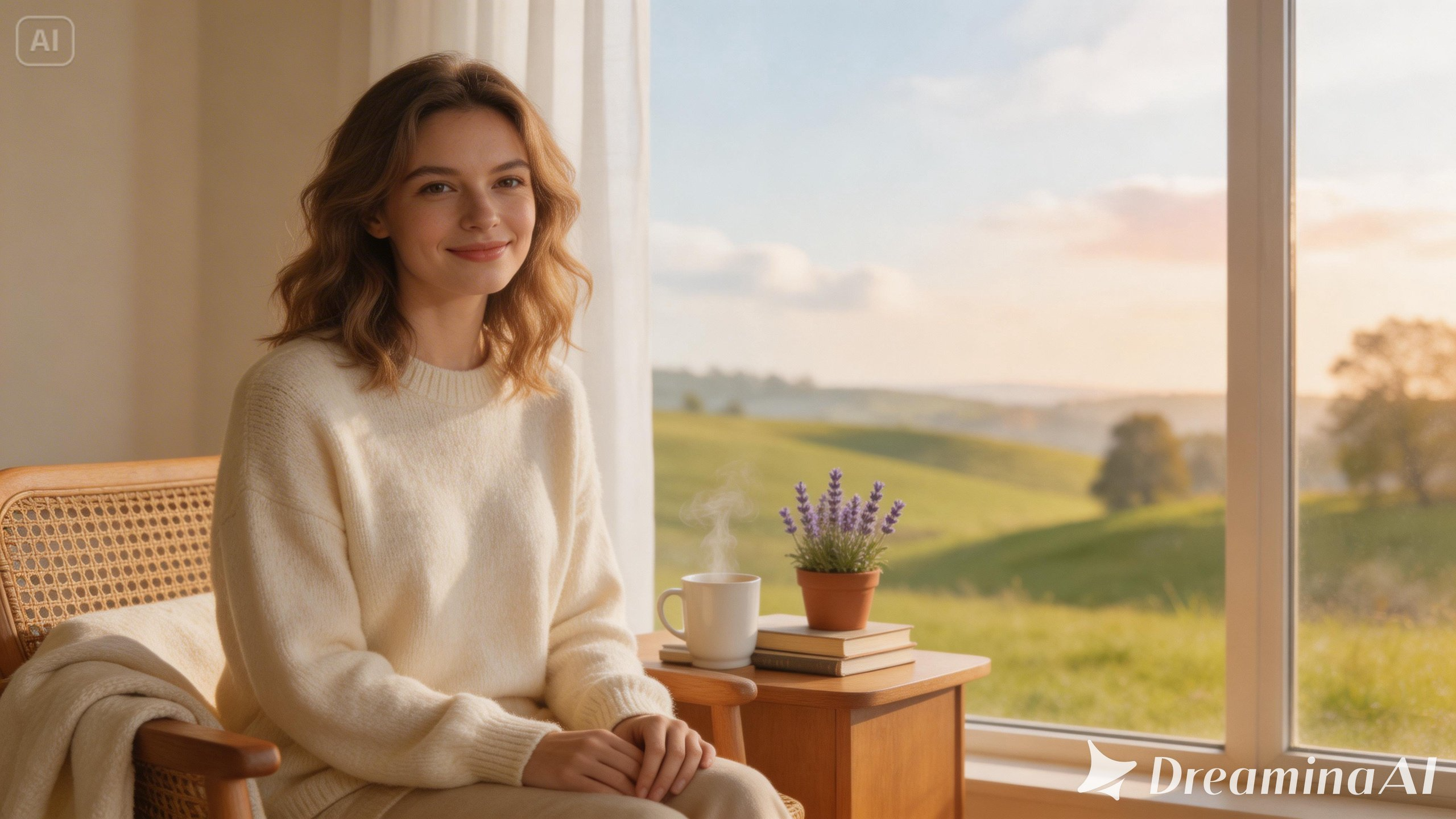 Ritratto professionale di luce soffusa di Dreamina AI