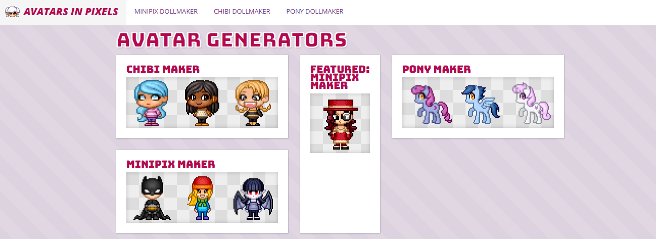 Avatars in Pixels