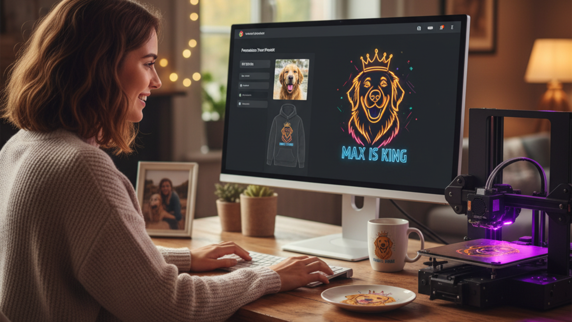 Use of AI t-shirt makers for personalized products