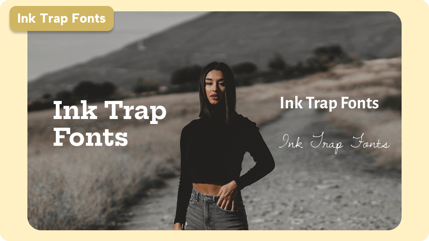 ink trap fonts