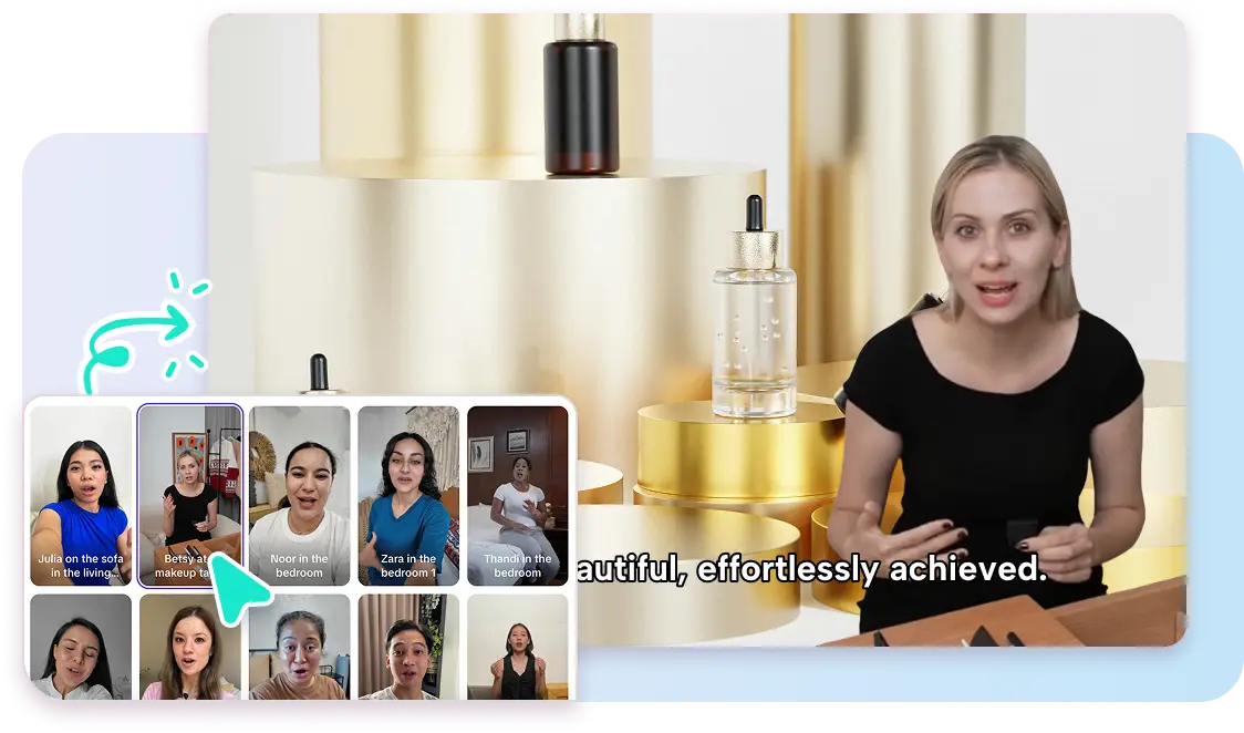 Apply avatars  and voices