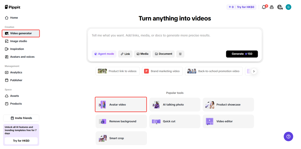 Pumunta sa tampok na Avatar video