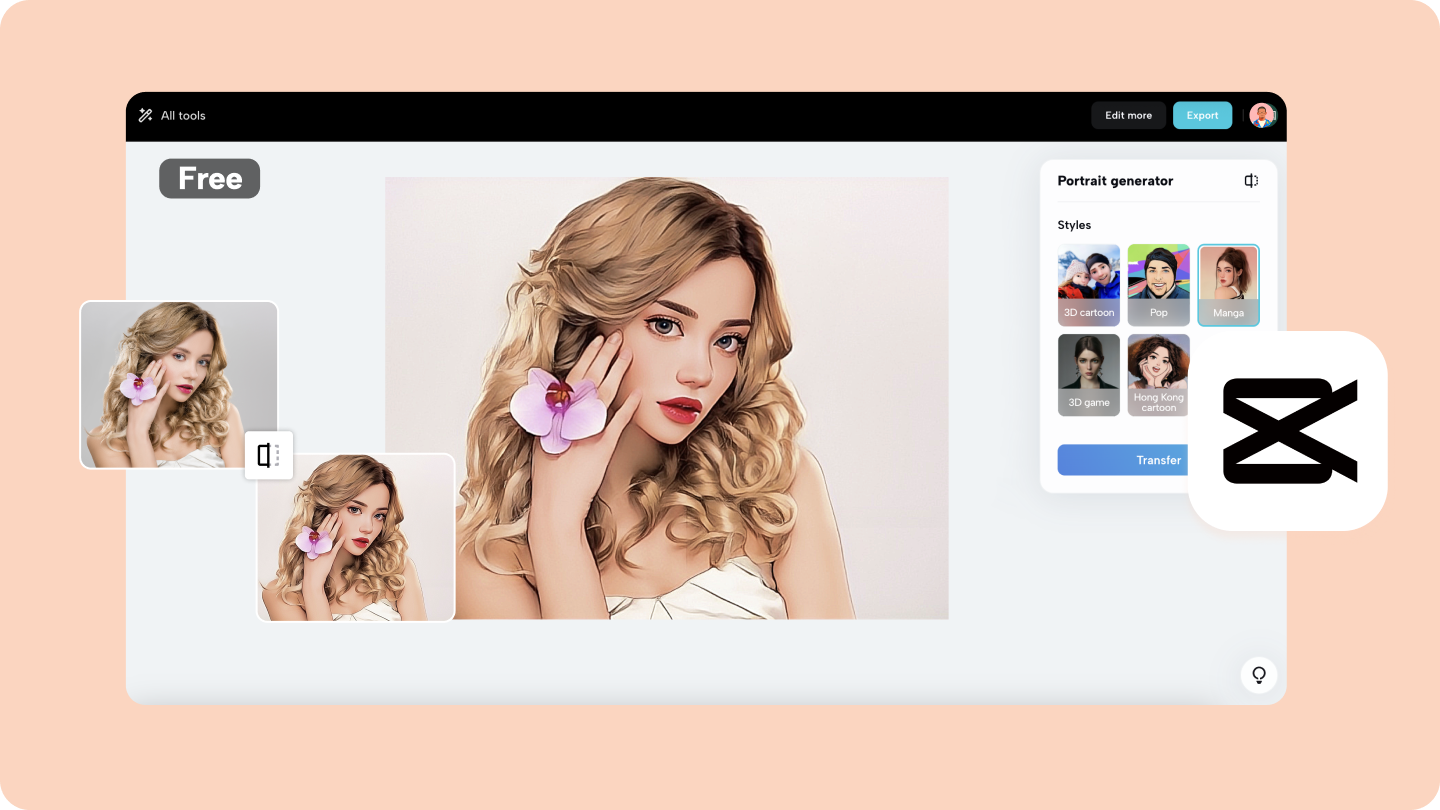 AI Image for Portrait Photography Style