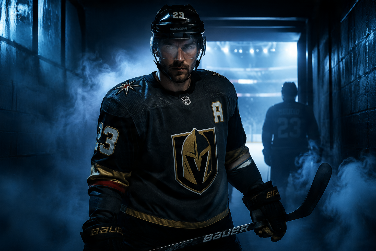 AI Hockey Poster features