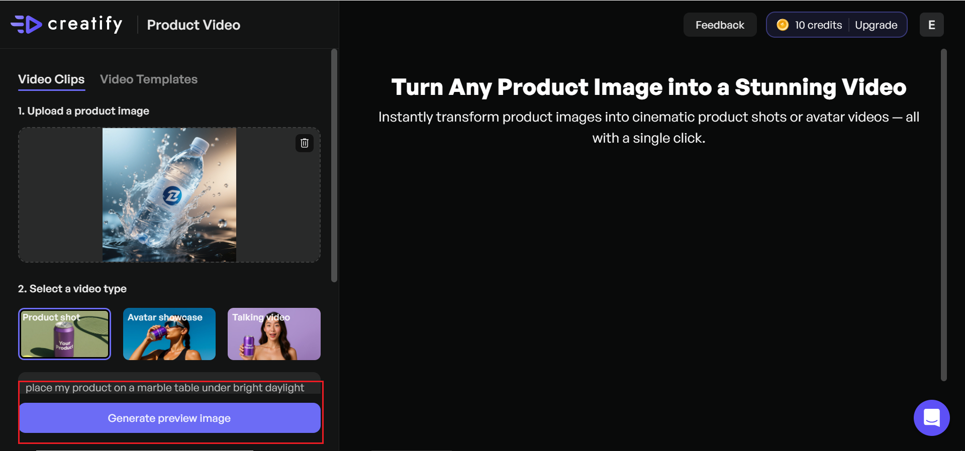 Customize your video type