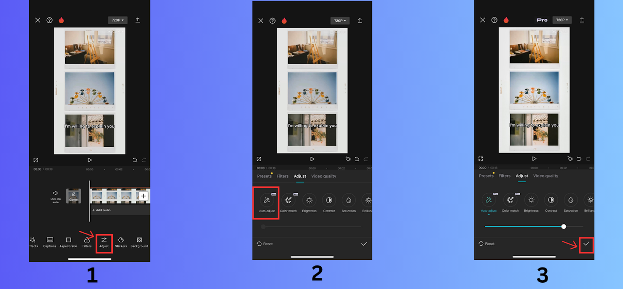 Auto adjust