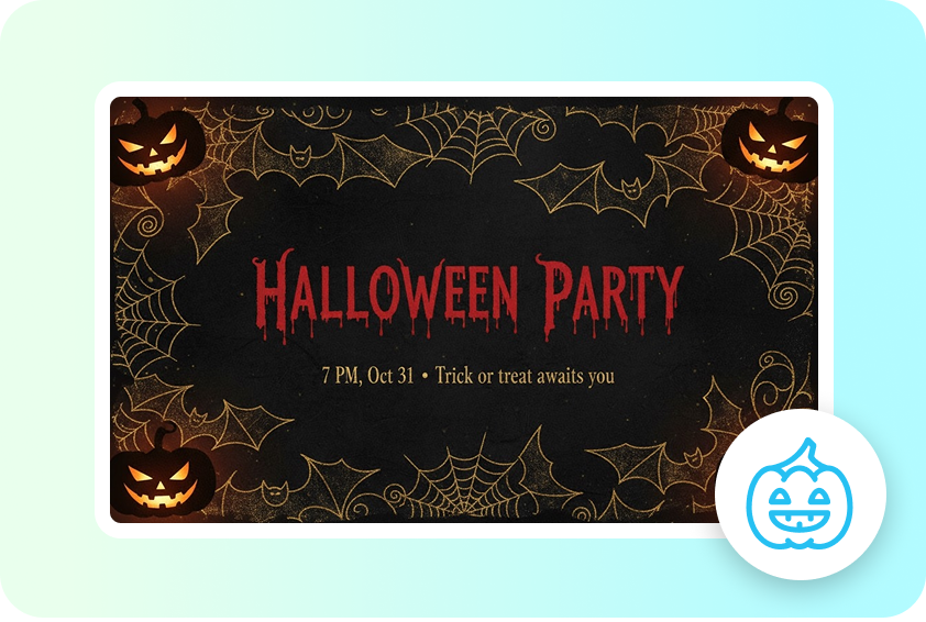 Stylish themed invitations for spooky events.