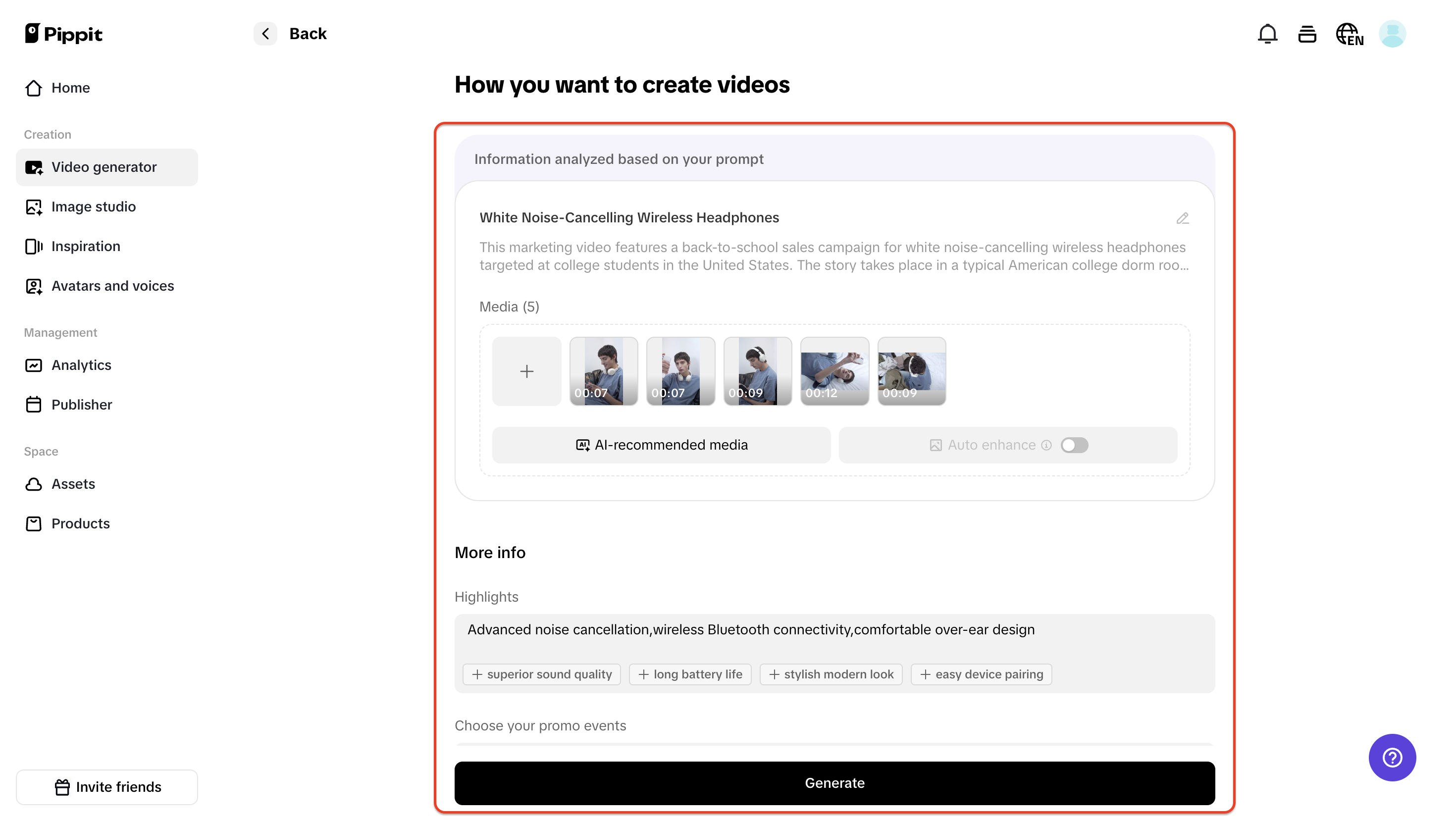 How you want to create videos
