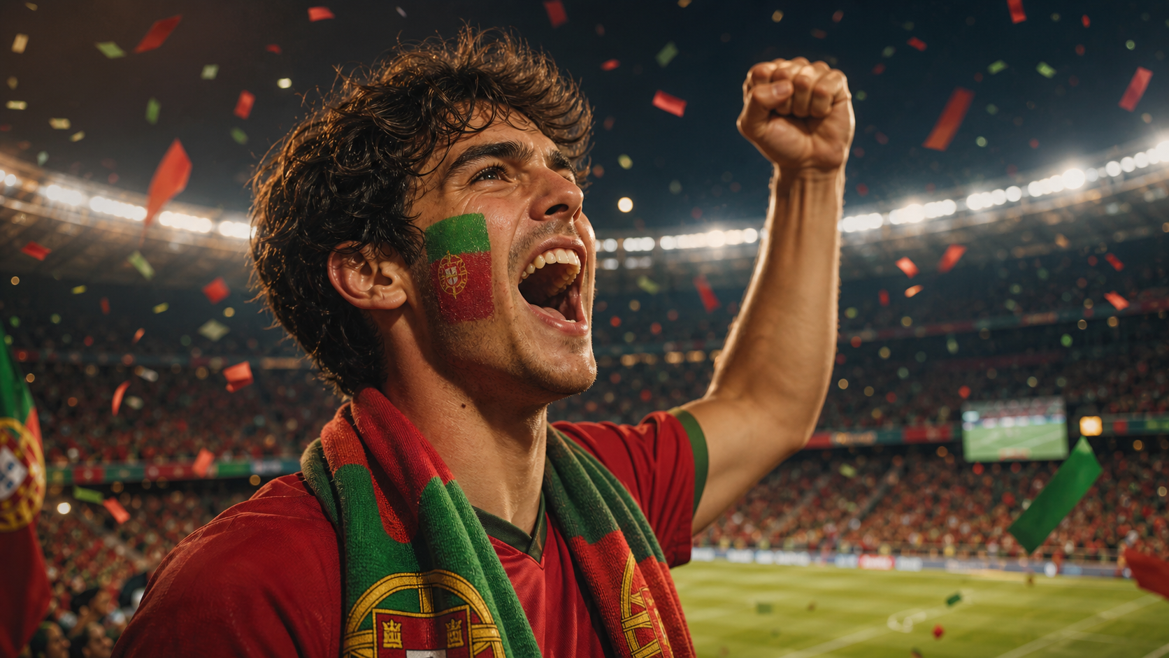 Póster de la Copa del Mundo Portugal vs Croacia Indicaciones ejemplo 2