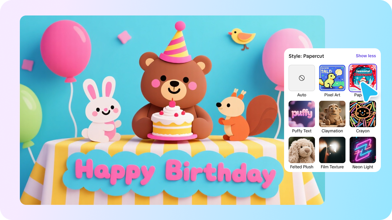  Generate birthday e-cards with AI