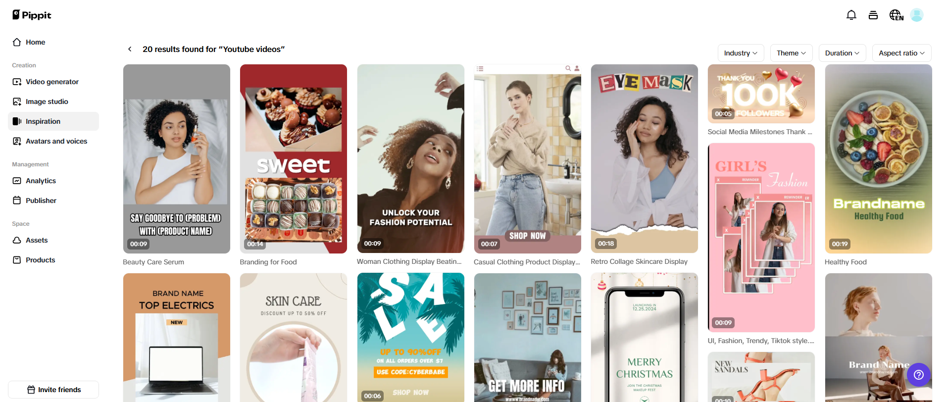 Customizable templates