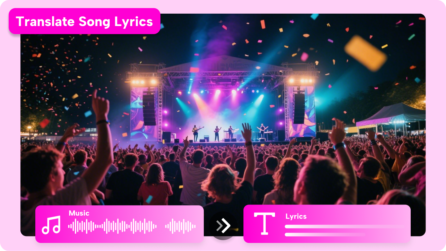 translate song lyrics