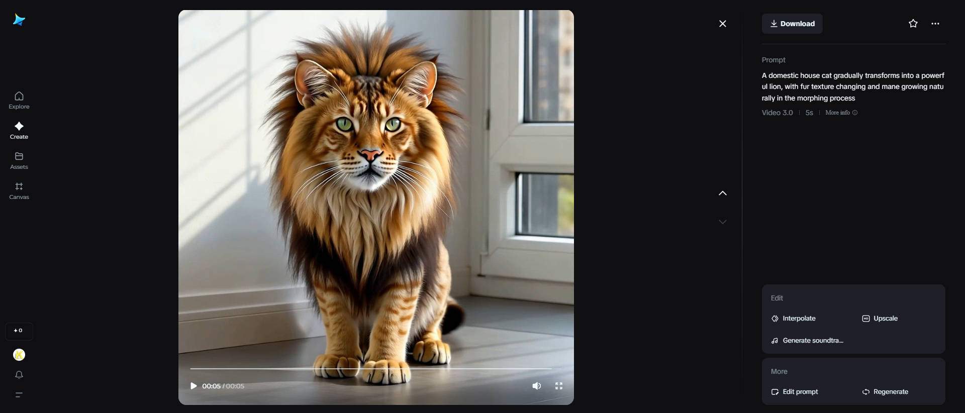 Animal transformation