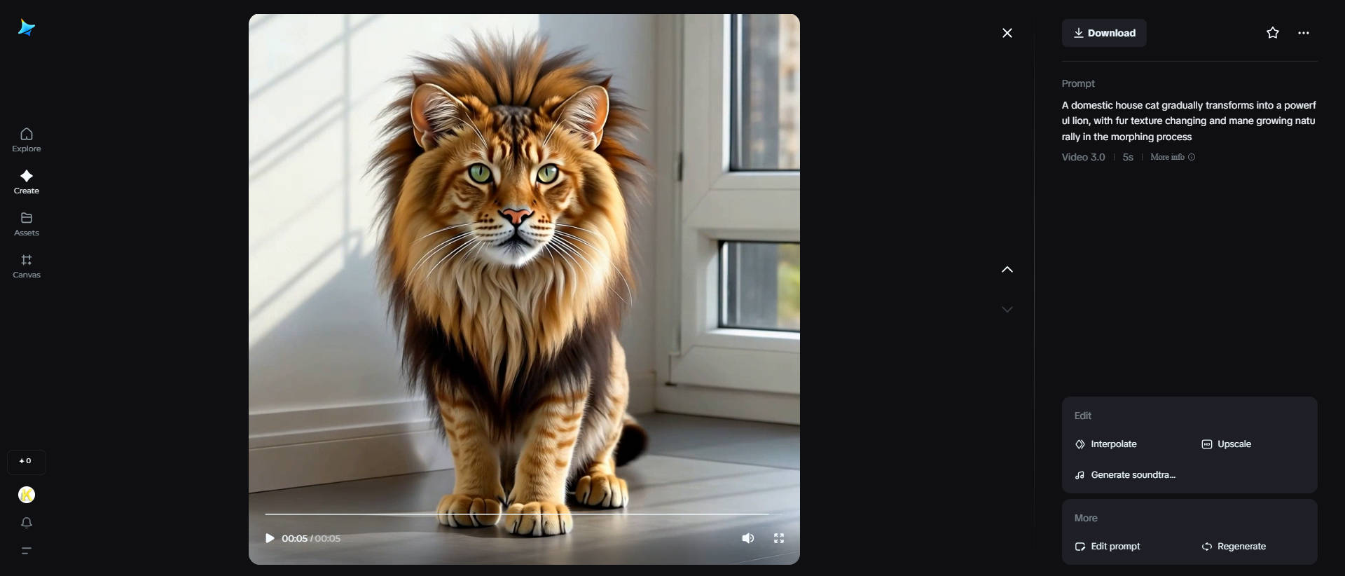 Animal transformation