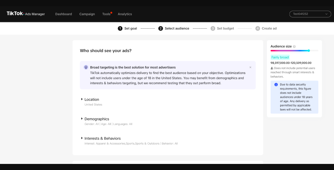 Define your target audience