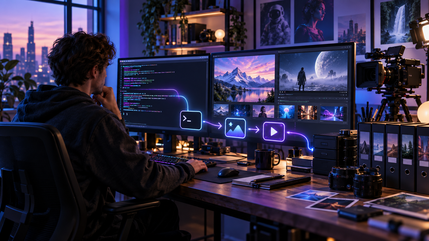 Dreamina CLI creative workstation connecting commands to image and video generation