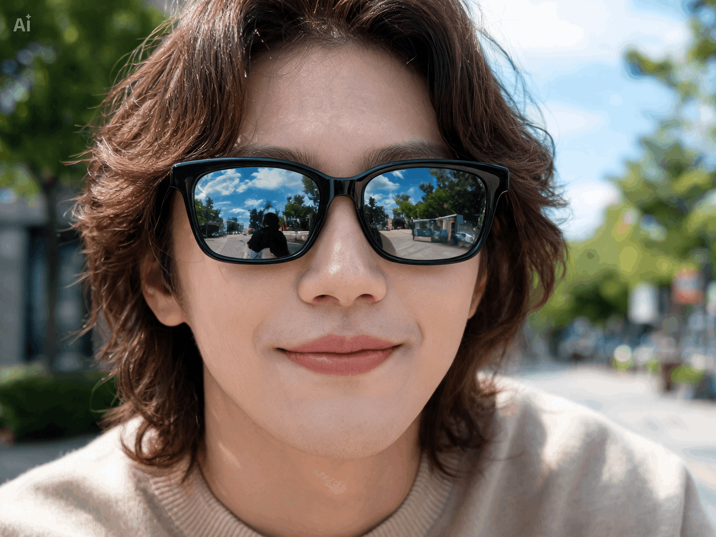 Sonnenbrille zum Foto hinzufügen